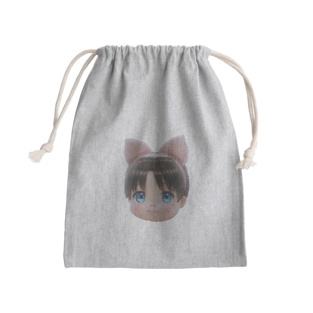 ちーの売り場の愛らしいちびともちゃんの品々 Mini Drawstring Bag