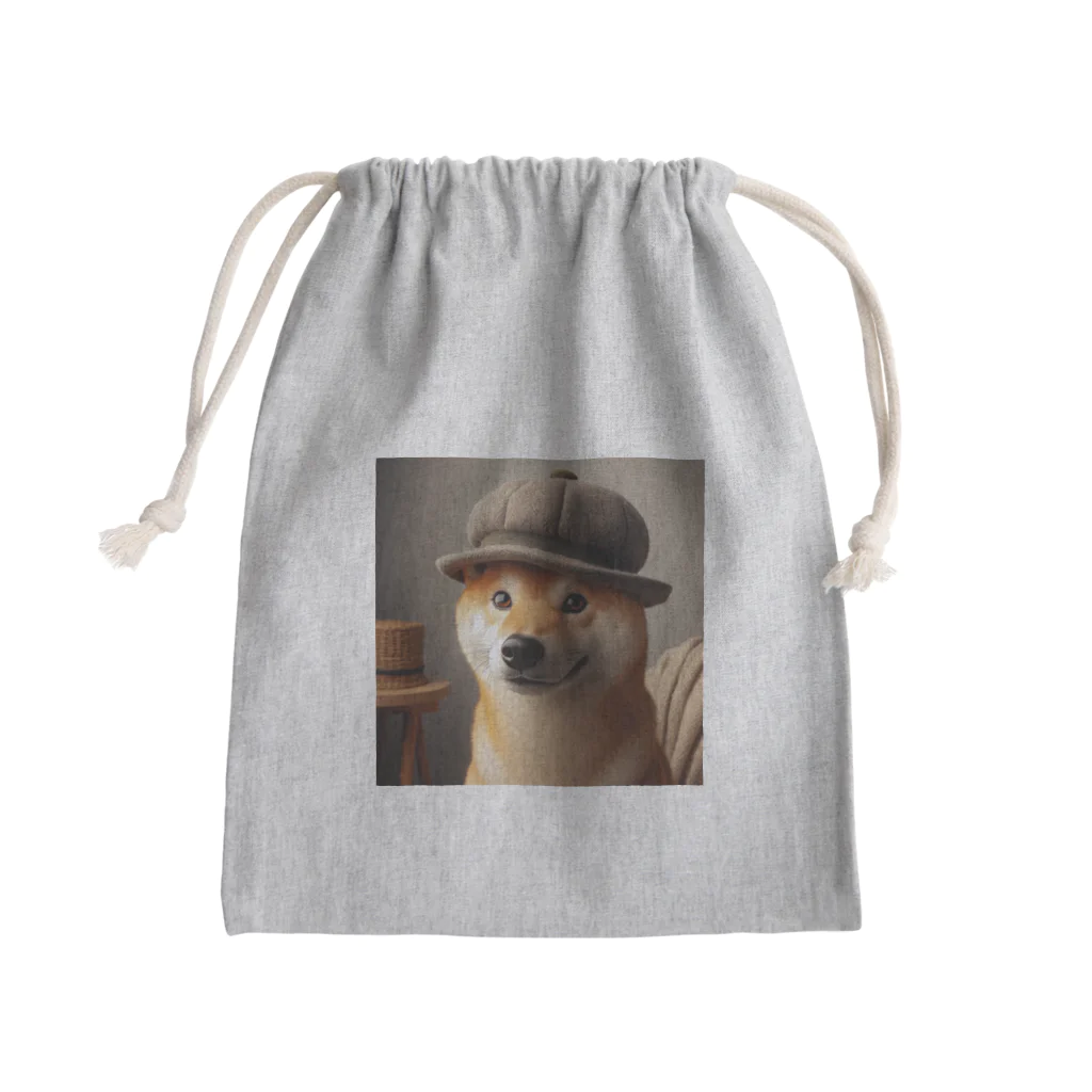 ANTARESのおでかけ柴犬 Mini Drawstring Bag