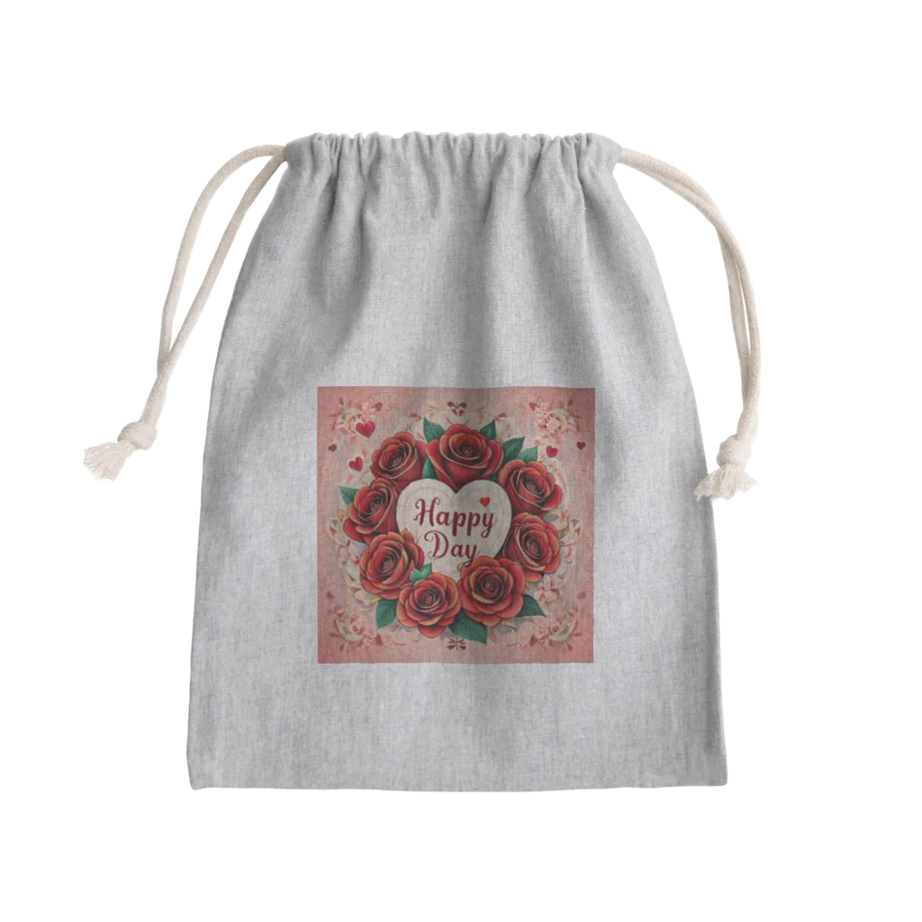 ⭐︎のバレンタインデー　ホワイトデー Mini Drawstring Bag