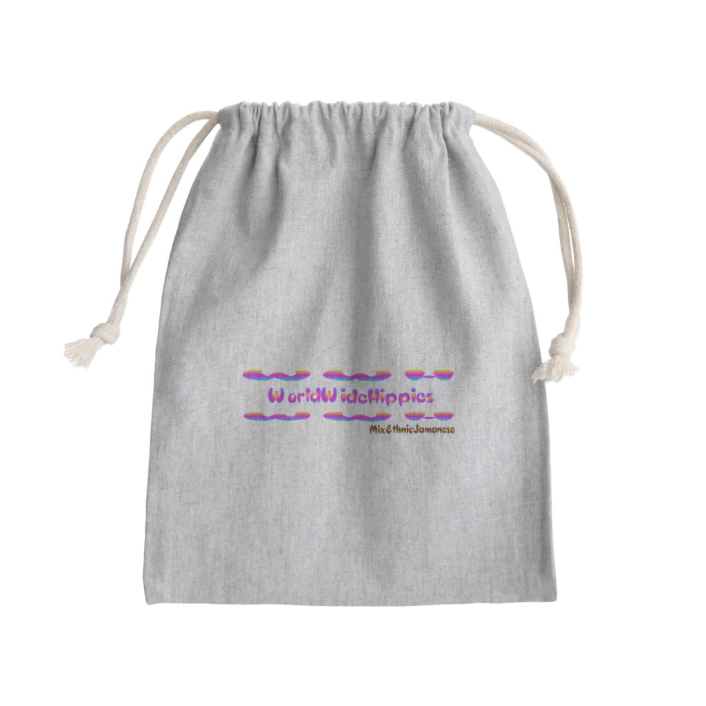 mixethnicjamamaneseのオリジナルロゴシリーズ～ＷＷＨ Mini Drawstring Bag