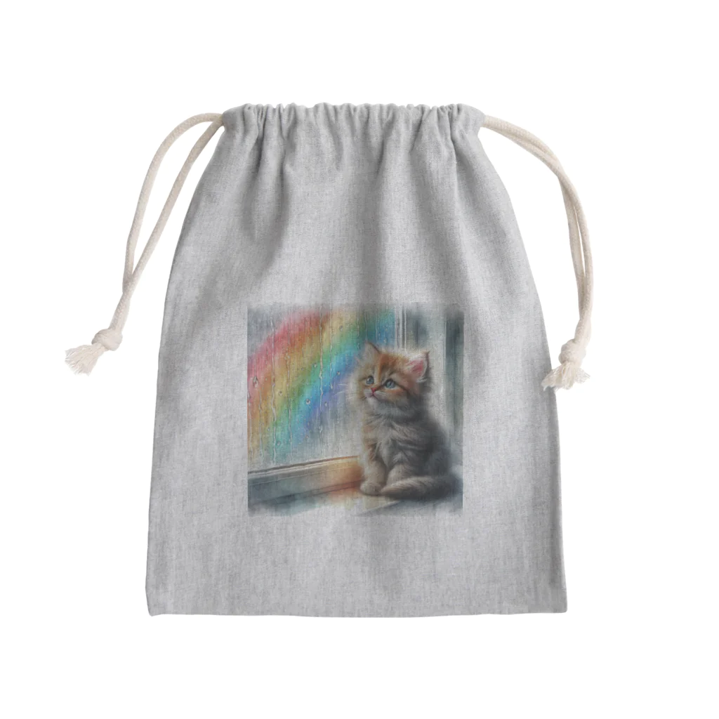 Akiraの猫 Mini Drawstring Bag