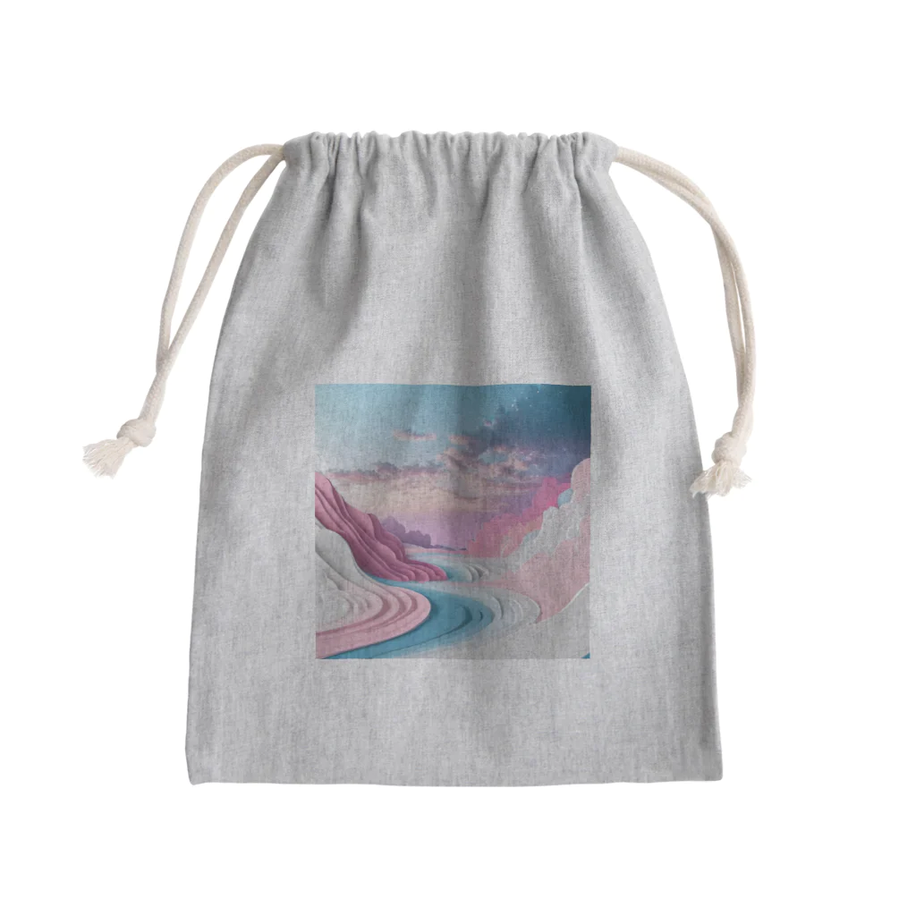 chan-takehaniの夢の彼方へ Mini Drawstring Bag