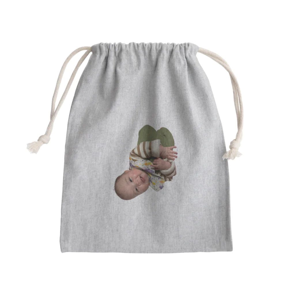 Itto_kawaiibabyのItto 赤ちゃん 産まれちゃったぁポーズ🥰 Mini Drawstring Bag