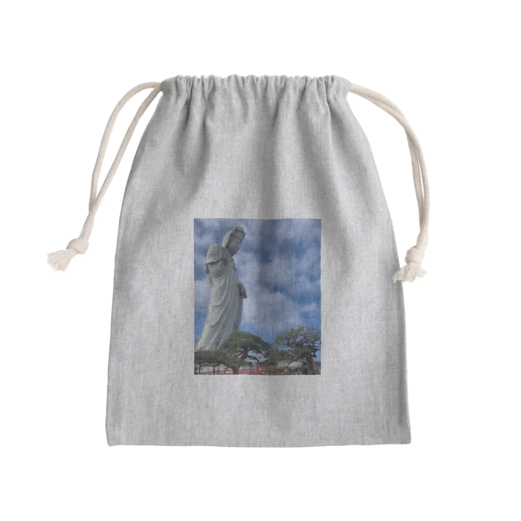 アベノ橋商店の白衣観音 Mini Drawstring Bag