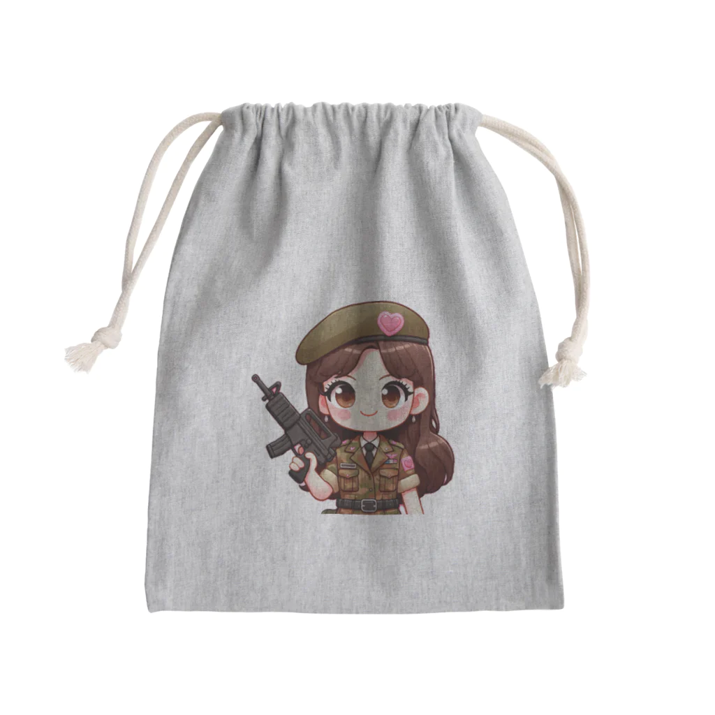 WakuWakustoreのarmy girl きんちゃく