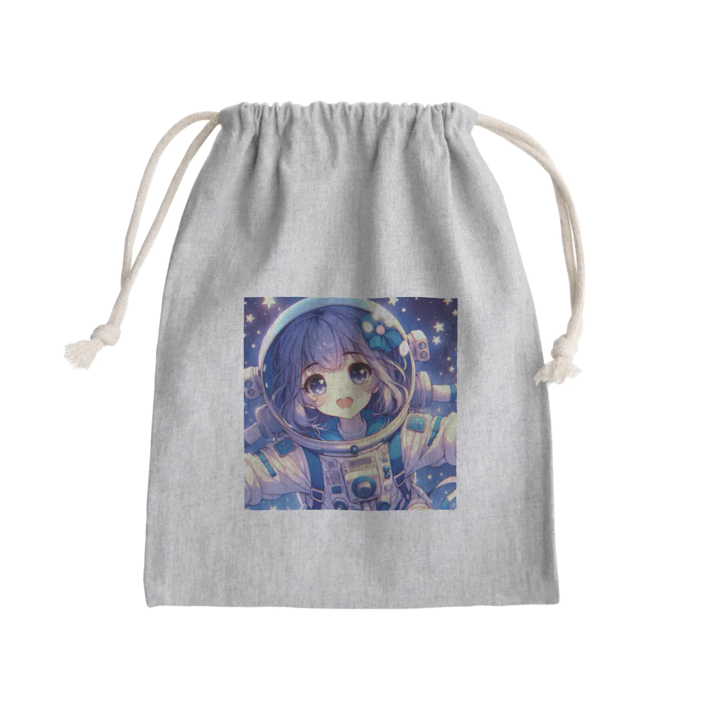 ぷの宇宙ちゃん Mini Drawstring Bag