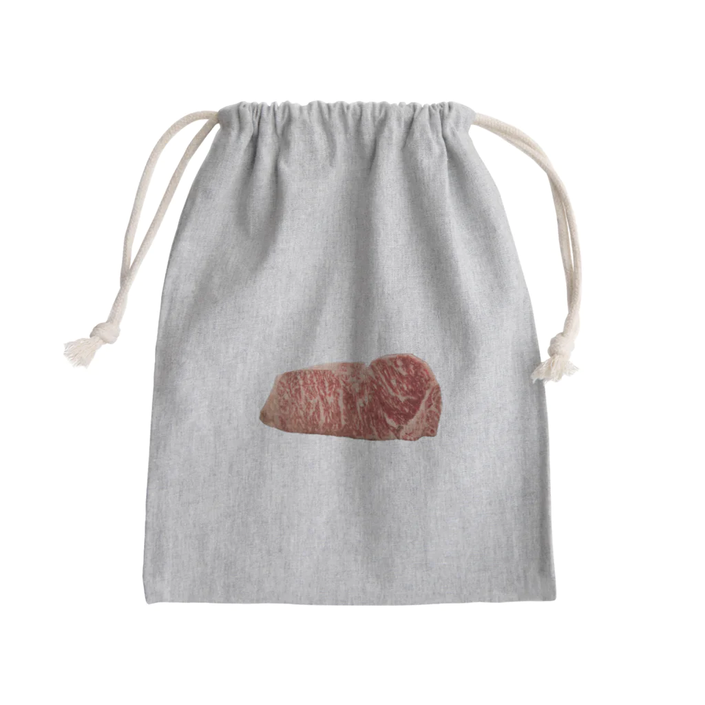 nikunootaniのステーキ派！ Mini Drawstring Bag