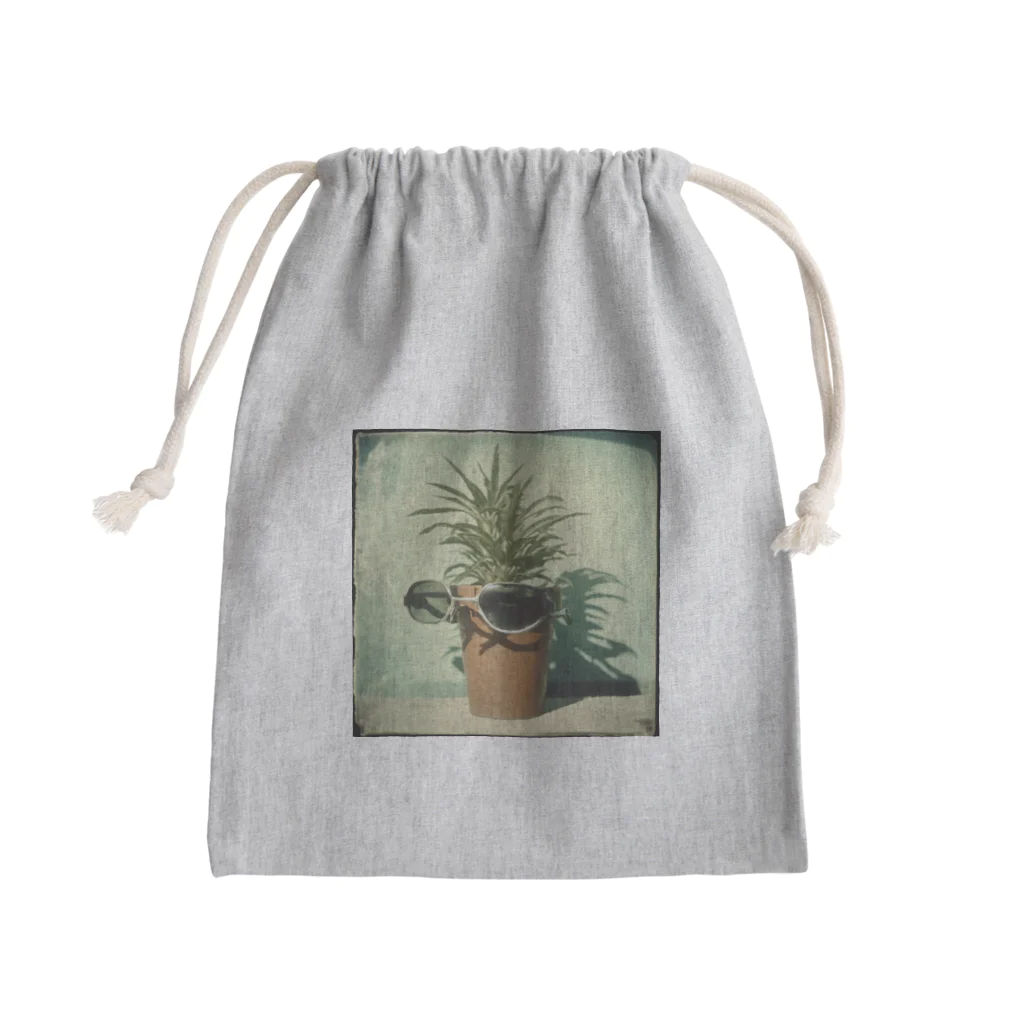 tksののびのび植物くん Mini Drawstring Bag