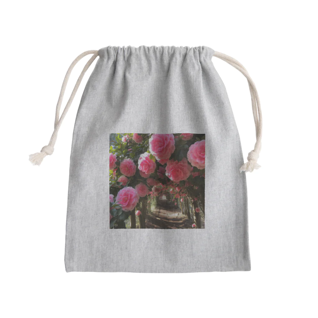 AQUAMETAVERSEの椿のドームなでしこ1478 Mini Drawstring Bag