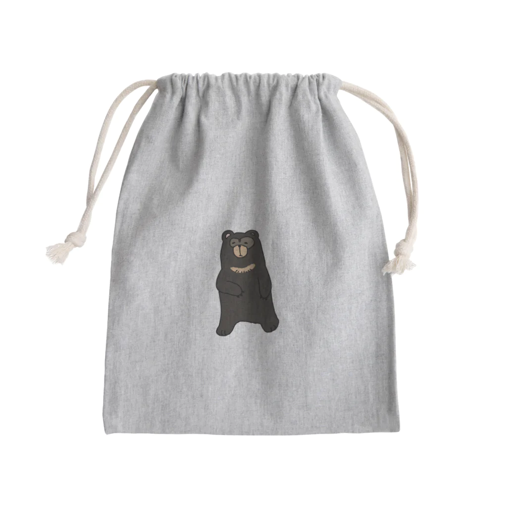 ゆるマーケットのクマ2 Mini Drawstring Bag