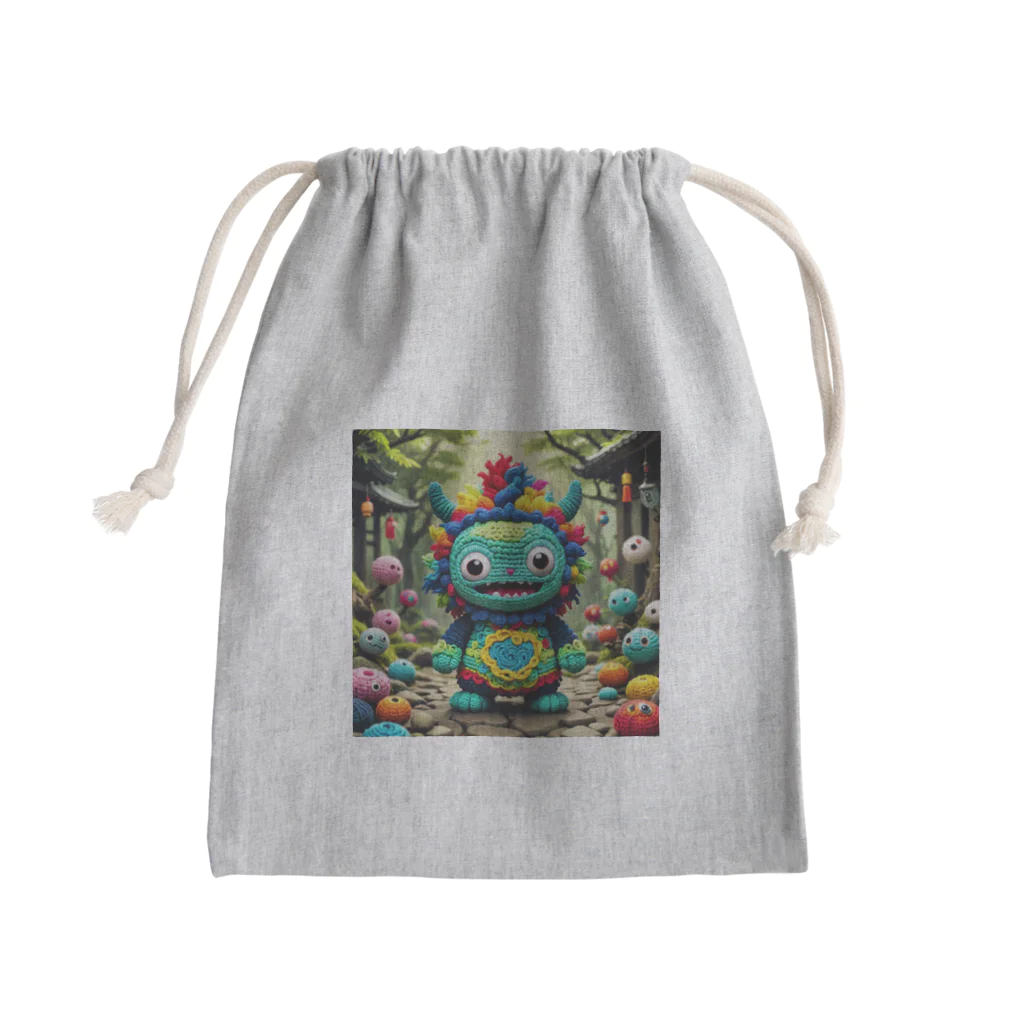 AI妖怪大図鑑の毛糸妖怪　アムヤン Mini Drawstring Bag