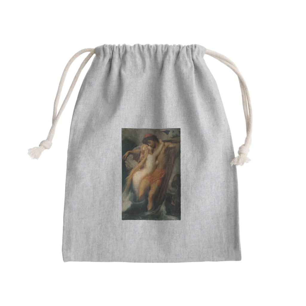 世界美術商店の漁夫とセイレーン / The Fisherman and the Syren Mini Drawstring Bag