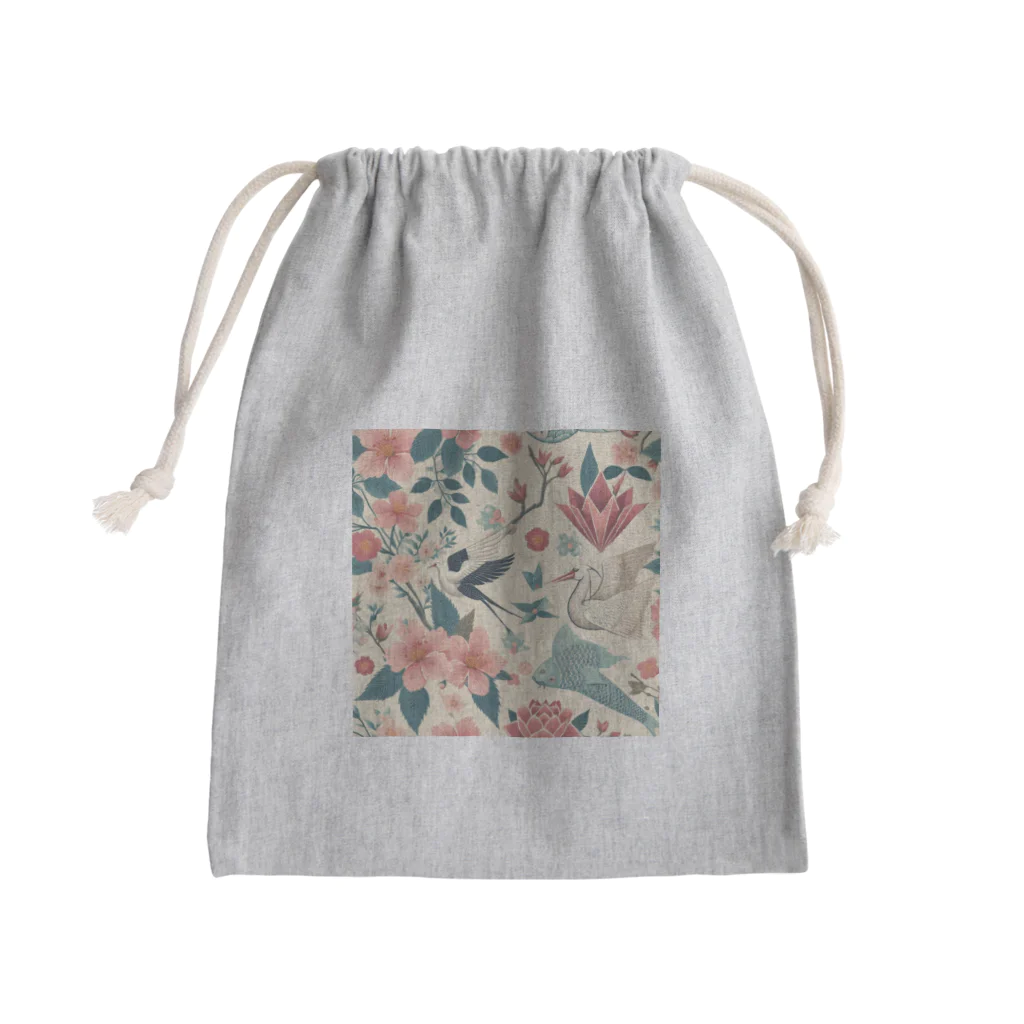 エレクトロエッセンスの和風 Mini Drawstring Bag