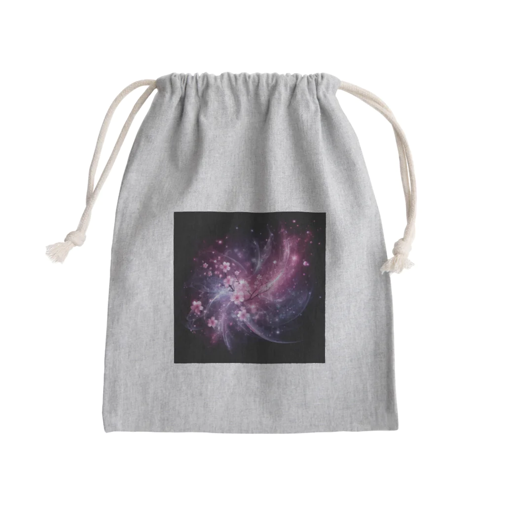 運気上昇グッズストアの宇宙桜 Mini Drawstring Bag