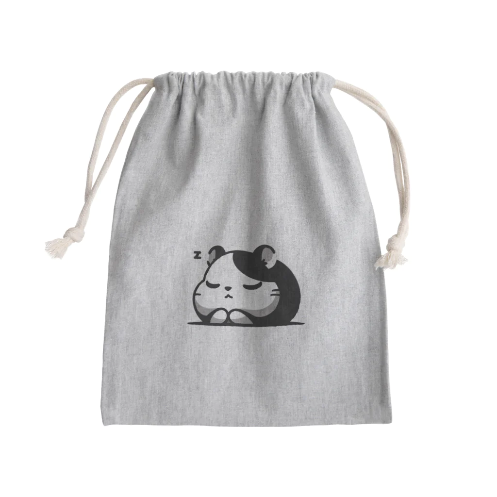 Seiji-Mのふわふわで可愛いハムスター Mini Drawstring Bag