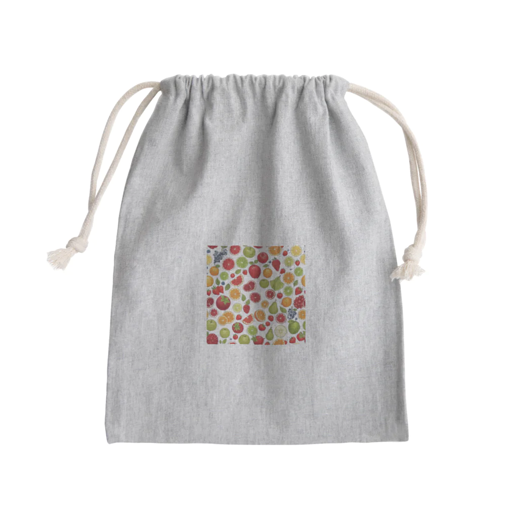 CHIKUSHOの色々な果物 Mini Drawstring Bag