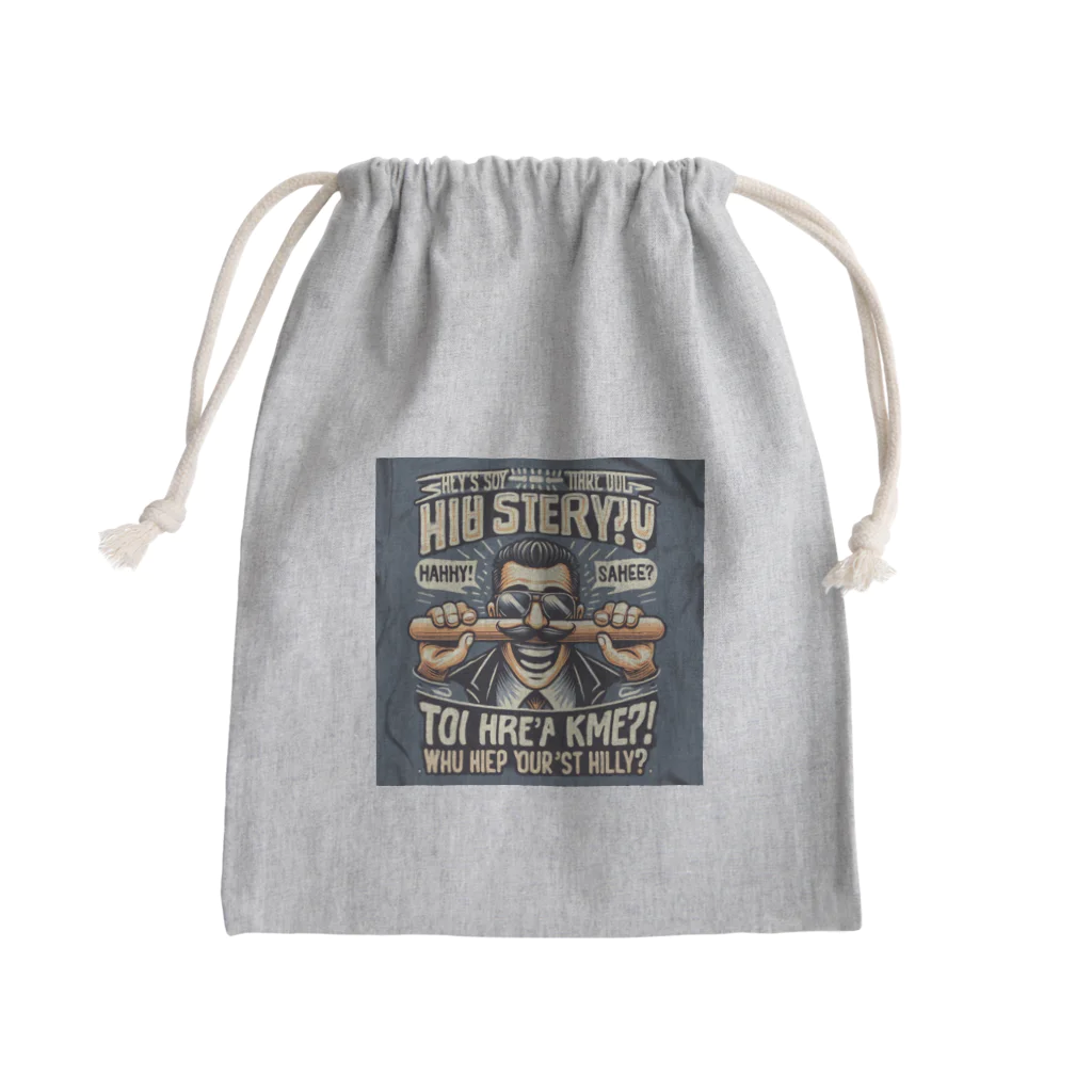 orijinalのジョークで笑いを！ Mini Drawstring Bag