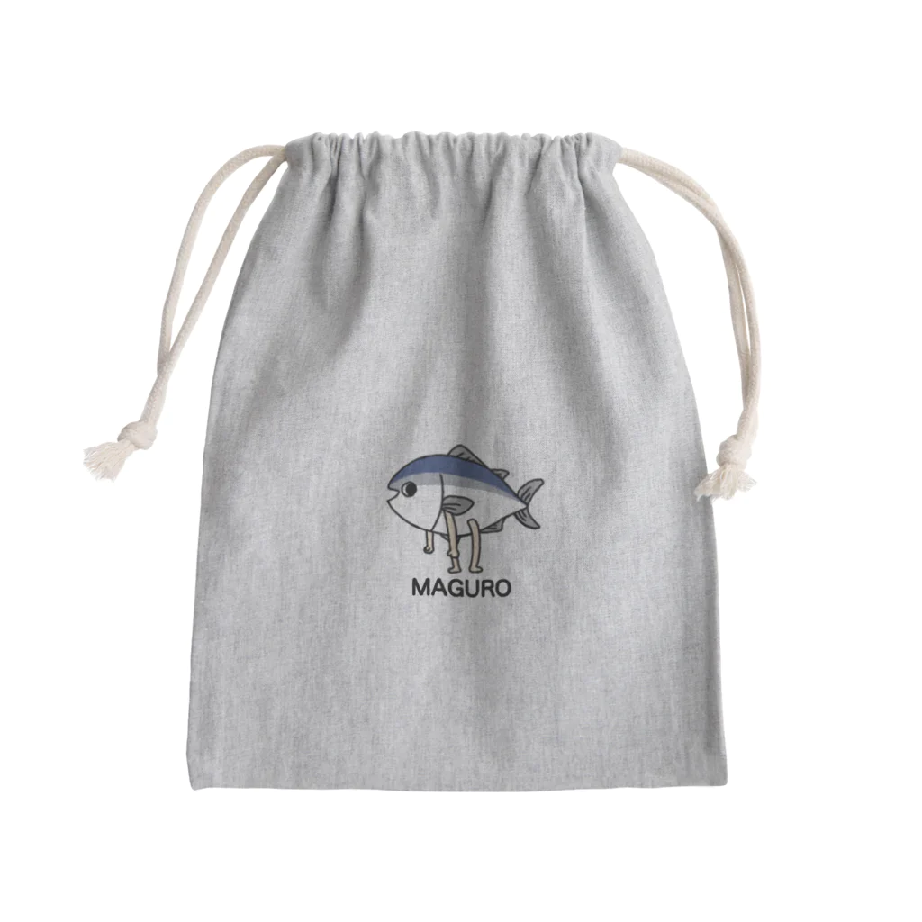 もちごめのまぐろの妖精 Mini Drawstring Bag