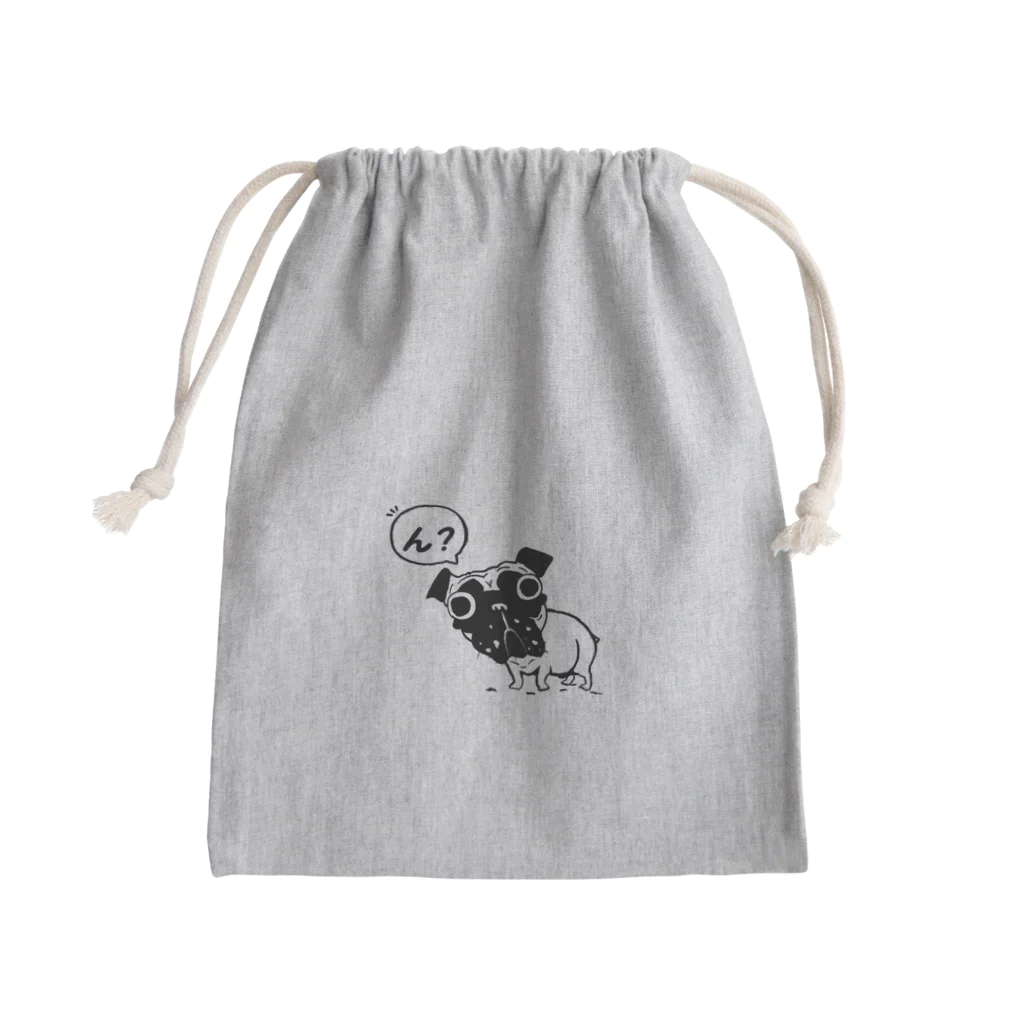 ブヒーズのSNUB NOSE DOGS　ん？ぱぐ Mini Drawstring Bag