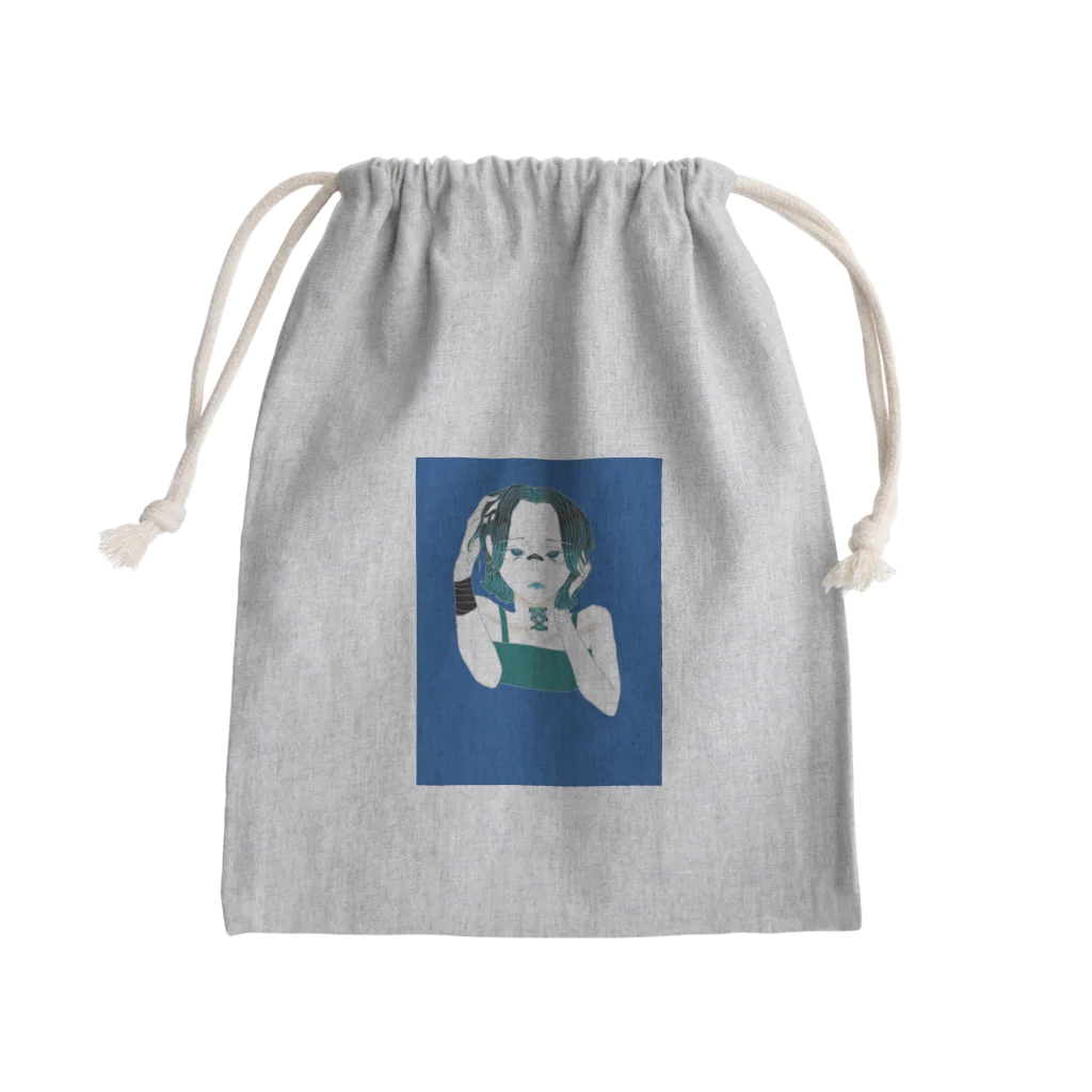 RRRR03の病女 Mini Drawstring Bag