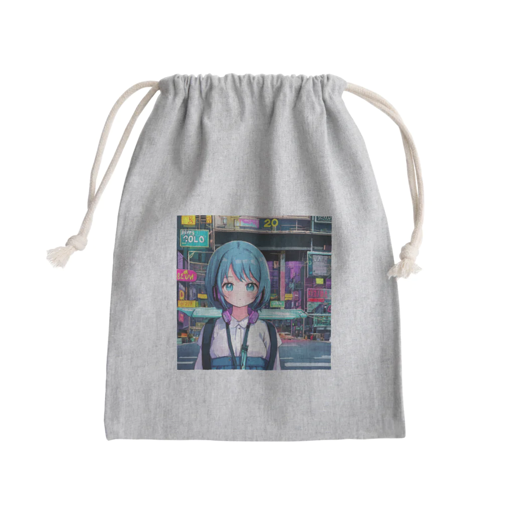 kotoha416 Music OFFICIAL GOODSのAozuki│アオヅキ Mini Drawstring Bag