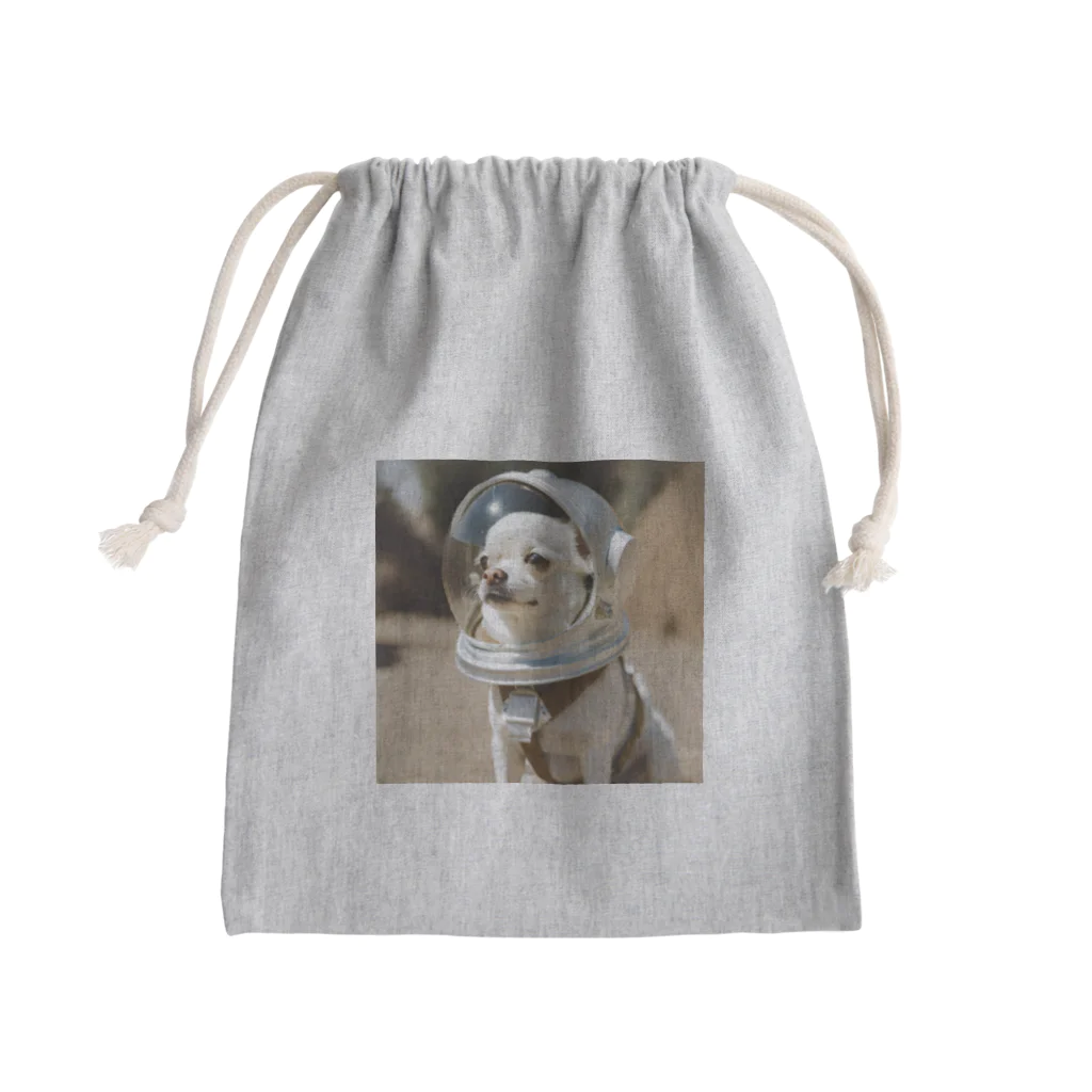 mesogiaの宇宙犬　ちわわん　Ver.2 Mini Drawstring Bag