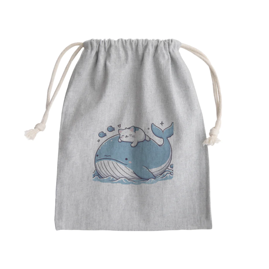 ニャーちゃんショップの眠りネコ Mini Drawstring Bag