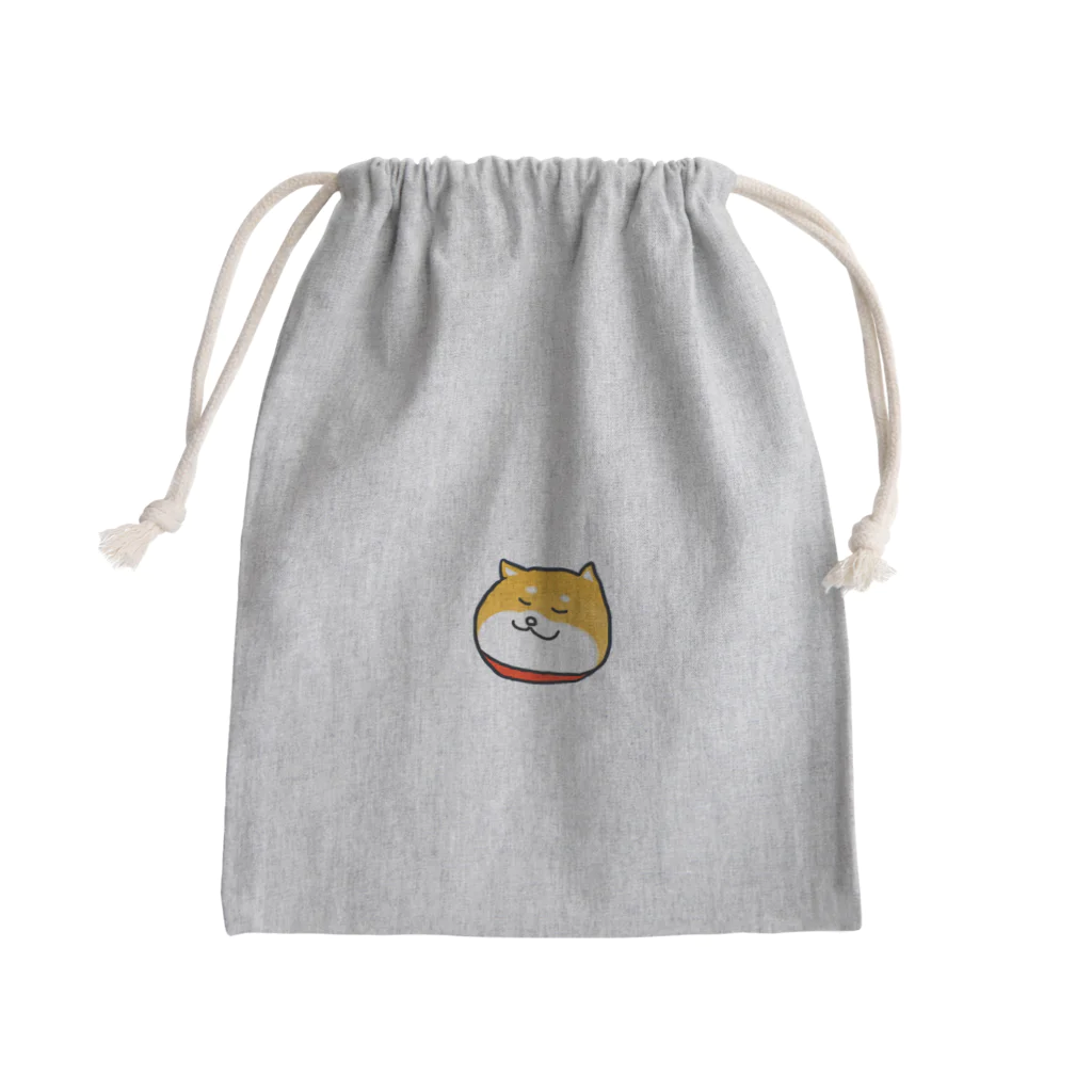 みーのまんぞく犬 Mini Drawstring Bag