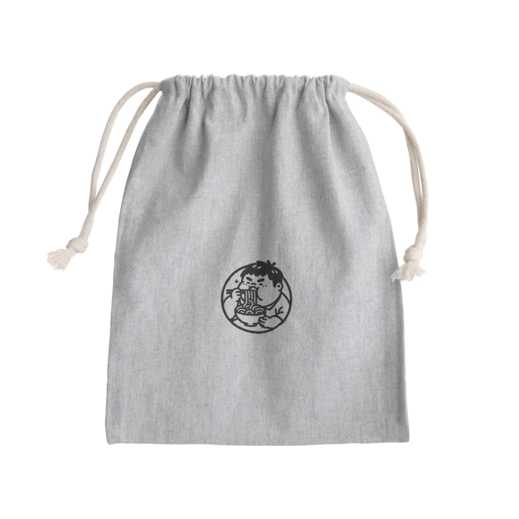 しょっぷ-だいちゃんのラーメンすすっタロウ Mini Drawstring Bag