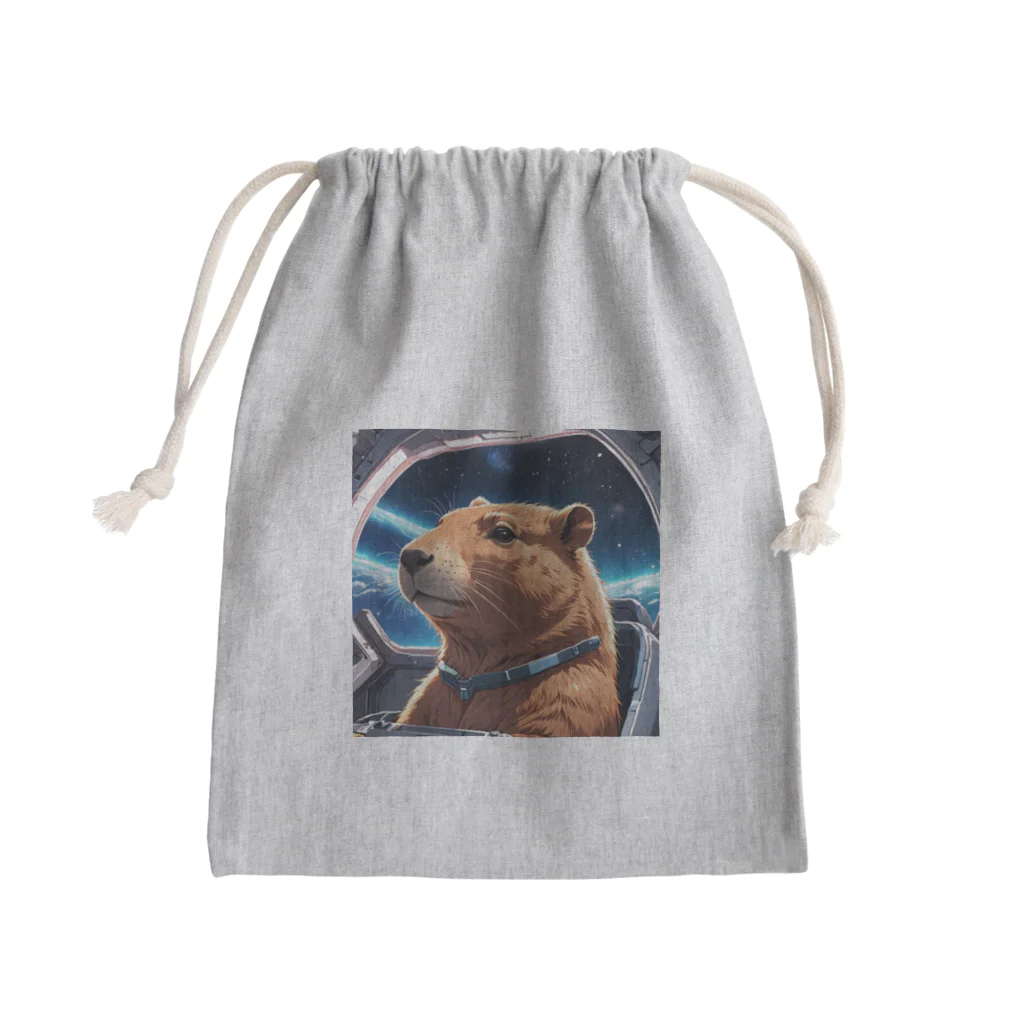 tsunatunaのカピバラ Mini Drawstring Bag