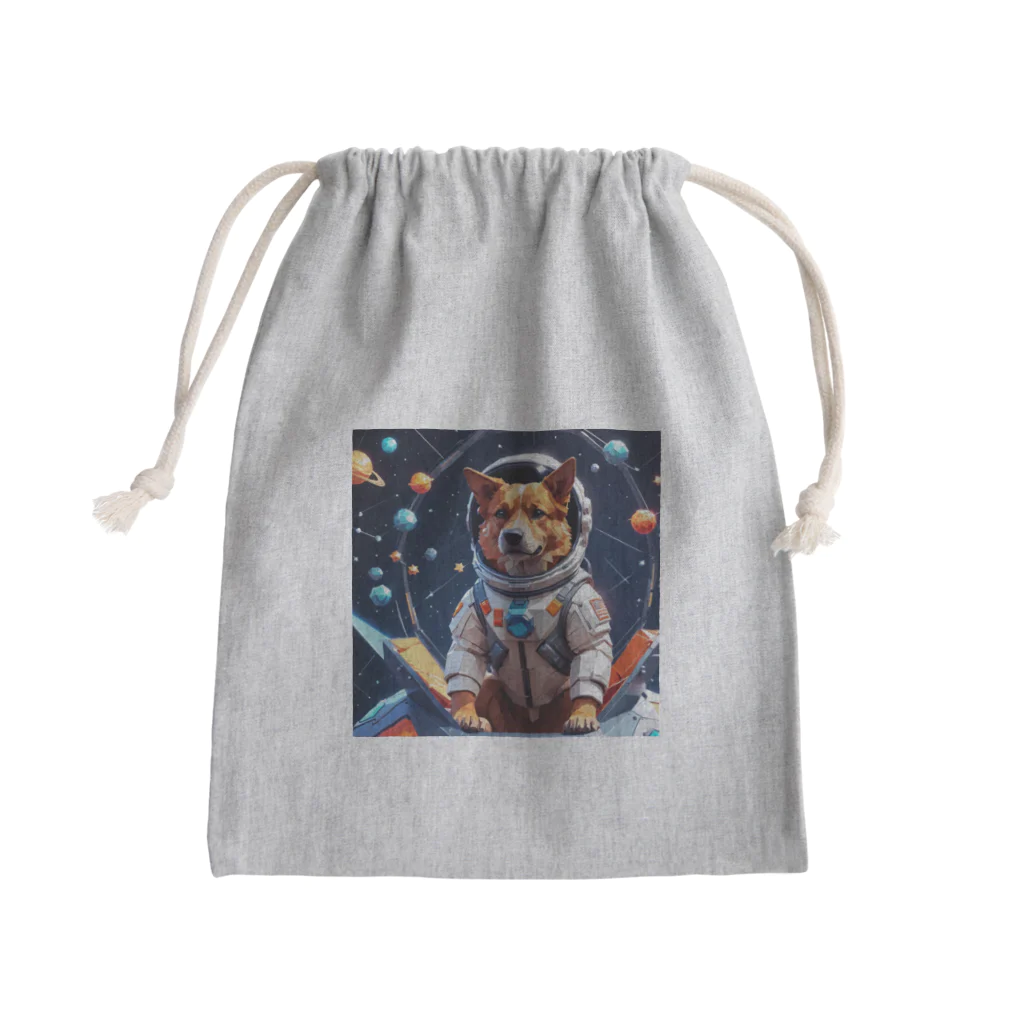 DOTTAの宇宙犬 Mini Drawstring Bag
