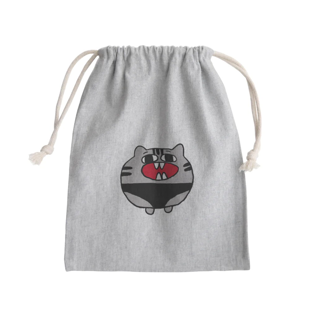 アメリカンショートヘアだよのパンティーキャット Mini Drawstring Bag