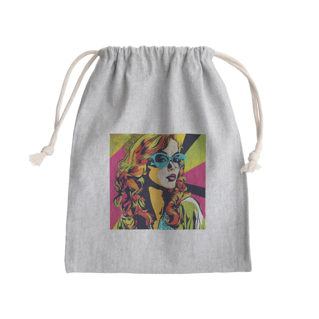 NeoPopGalleryのPOPARTWOMAN Mini Drawstring Bag