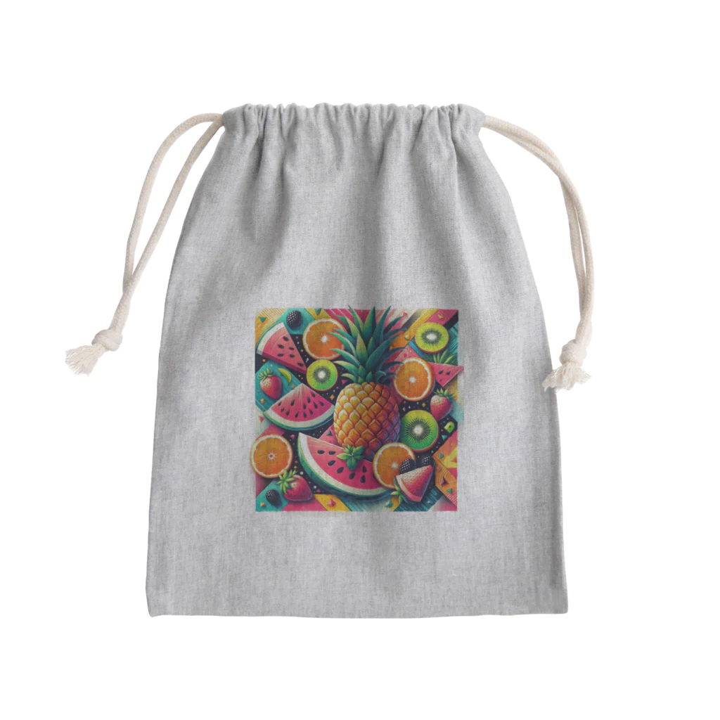 ふぃーちゃーのとろぴかる Mini Drawstring Bag