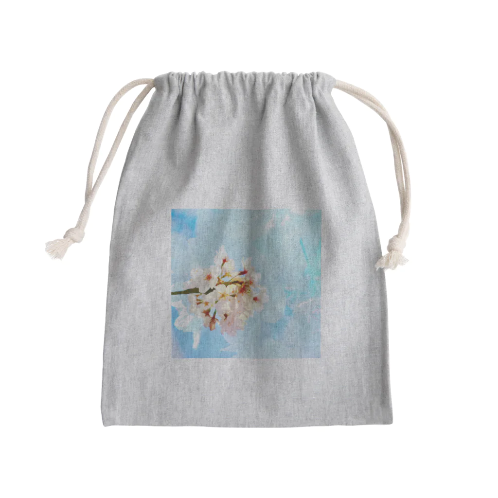 Pashari-ArtsのSAKURA Mini Drawstring Bag