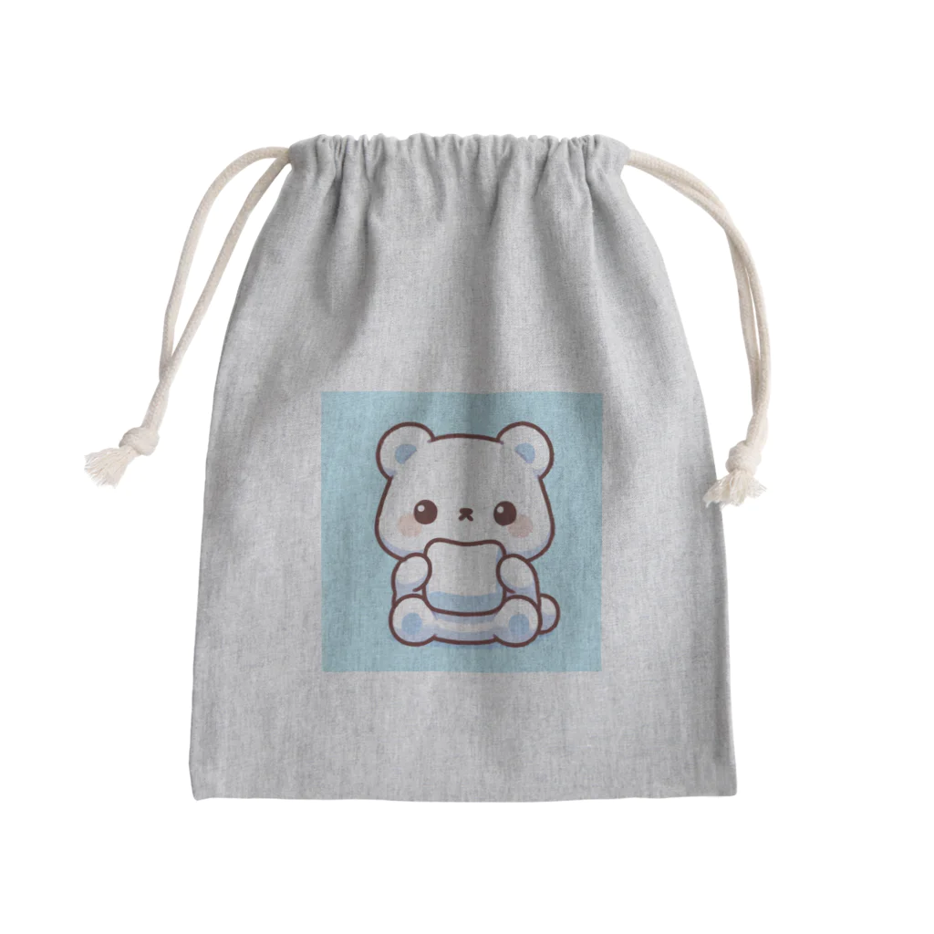 mimozaのマシュクマ Mini Drawstring Bag