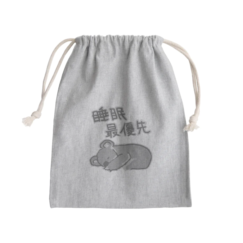 いきものや　のの（別館）の睡眠最優先【コアラ】 Mini Drawstring Bag