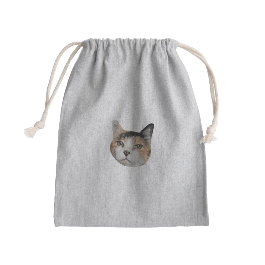 我が家の女王猫の我が家の女王猫 Mini Drawstring Bag