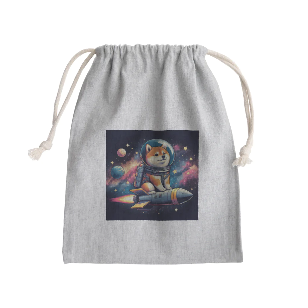 玉ねぎんのスペースドック3 Mini Drawstring Bag