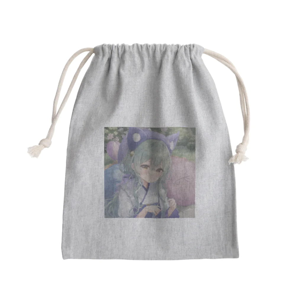 いよさんの楓ちゃん (kaede) Mini Drawstring Bag