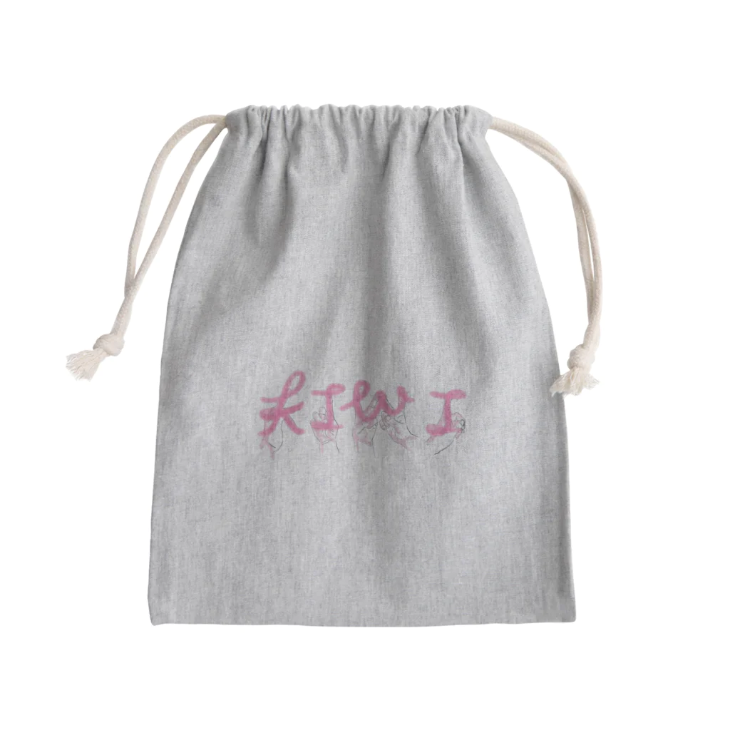 信州温泉美人-KIWI撮影会のKIWI撮影会ハンドロゴ Mini Drawstring Bag
