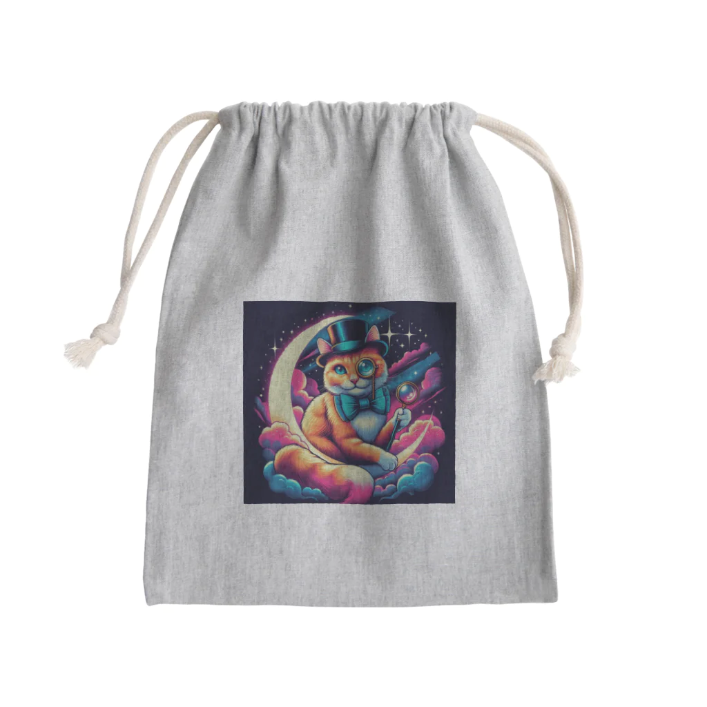 Akira03の猫 Mini Drawstring Bag