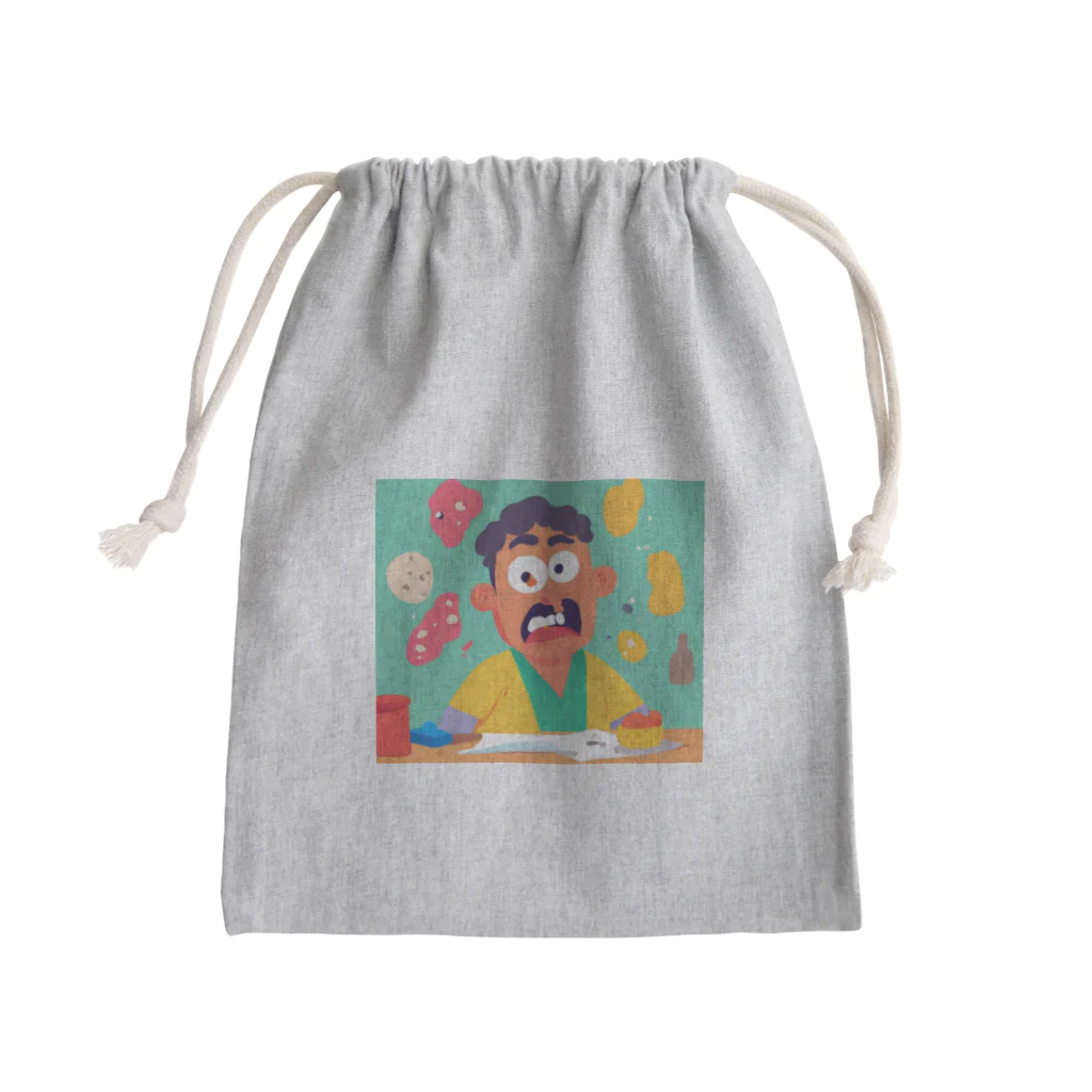 JINPACHIの賢い男 Mini Drawstring Bag