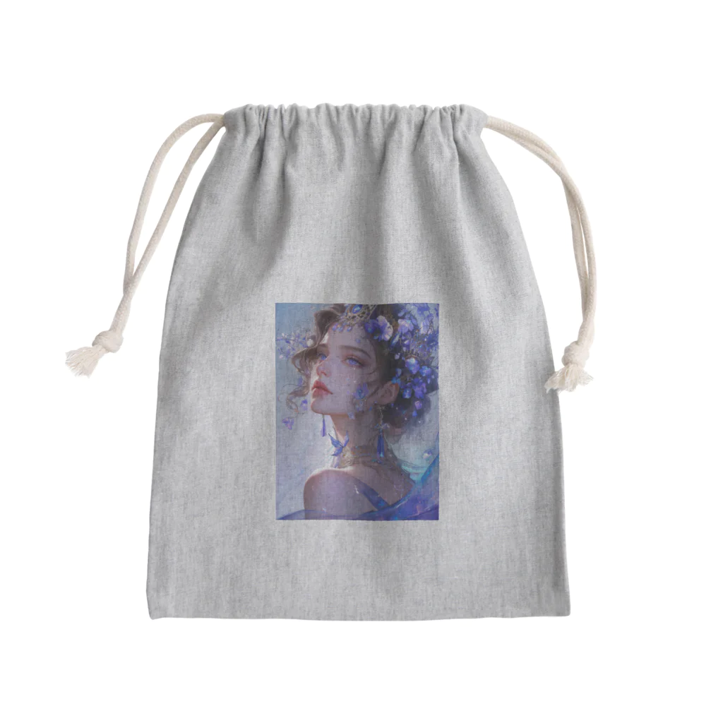 AQUAMETAVERSEのブルーの宝石を身につけて　ラフルール　1859 Mini Drawstring Bag