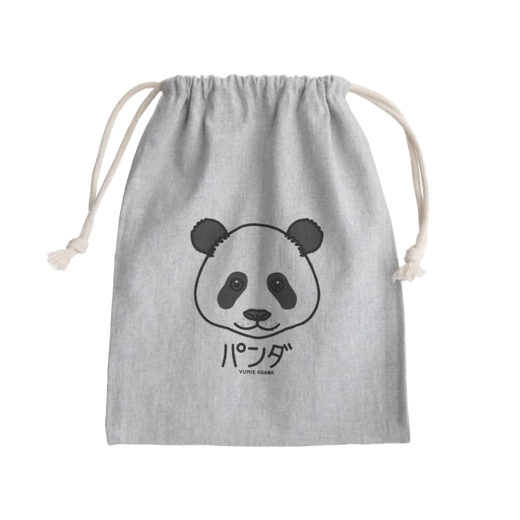オガワユミエの10パンダ（キャラ） Mini Drawstring Bag