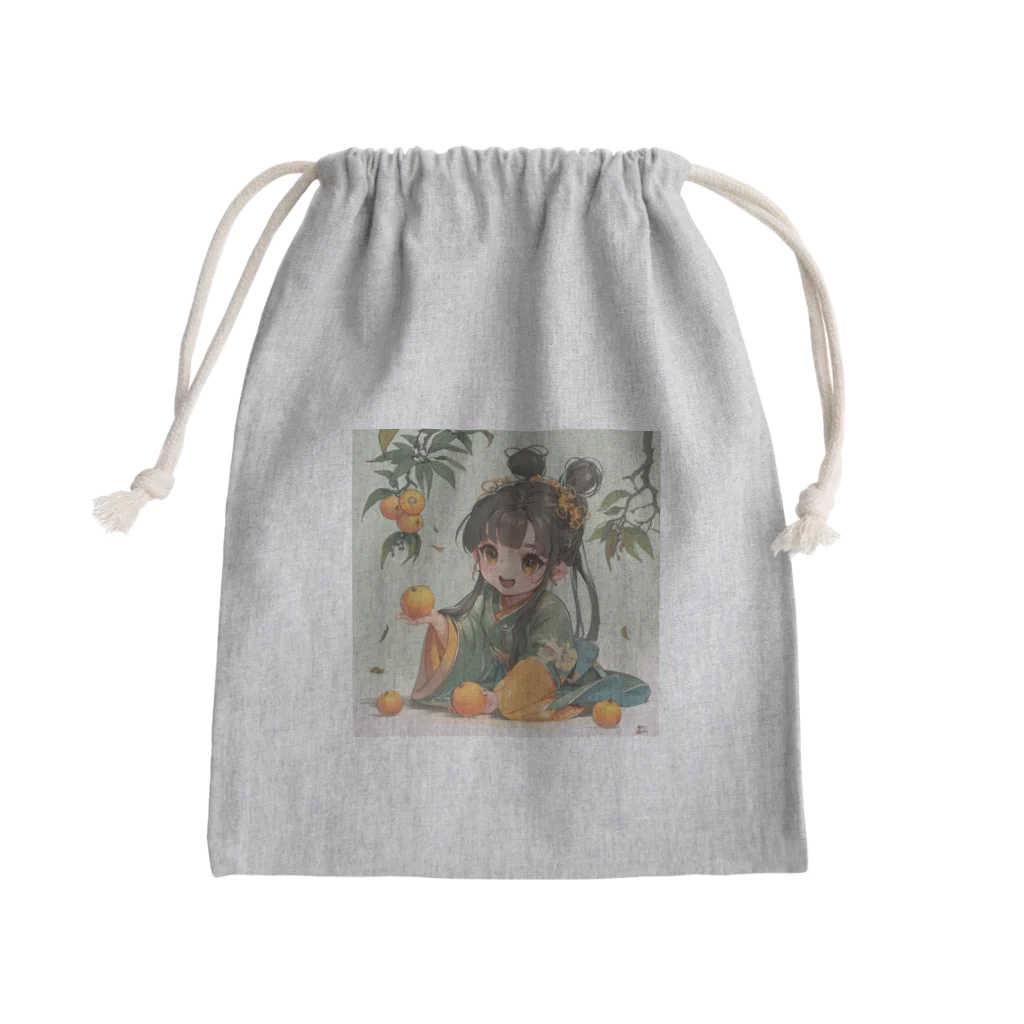 AQUAMETAVERSEの小さな弁財天様が豊富な収穫に喜び アメジスト 2846 Mini Drawstring Bag