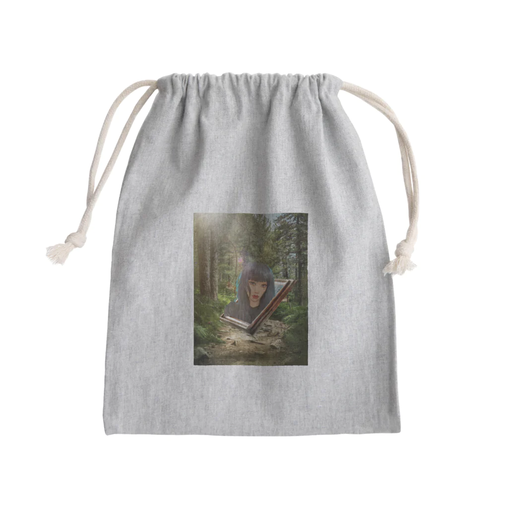 Lycoris Ant～リコリスアント～のはみ出る少女 Mini Drawstring Bag