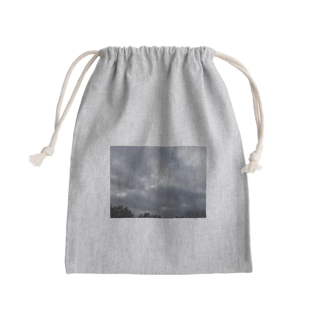 そらの4月22日　吹き荒れる風と雲 Mini Drawstring Bag