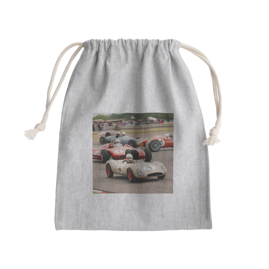 the blue seasonの伝統の轍―クラシックレースの熱戦 Mini Drawstring Bag