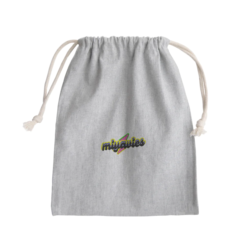  miyaviesのmiyavies ロゴ Mini Drawstring Bag